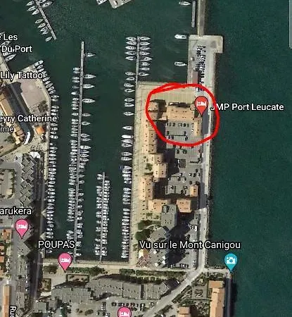 T2 Renove Avec Tres Belle Vue Sur Le Port De Plaisance, Parking Et Wifi Inclus Leucate
